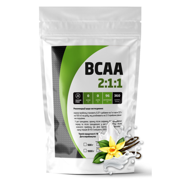 ВСАА 2:1:1 500 гр ваниль