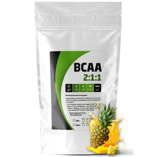 ВСАА 2:1:1 1 кг ананас