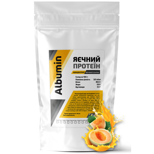 Протеїн яєчний (Альбумін) 1 кг диня