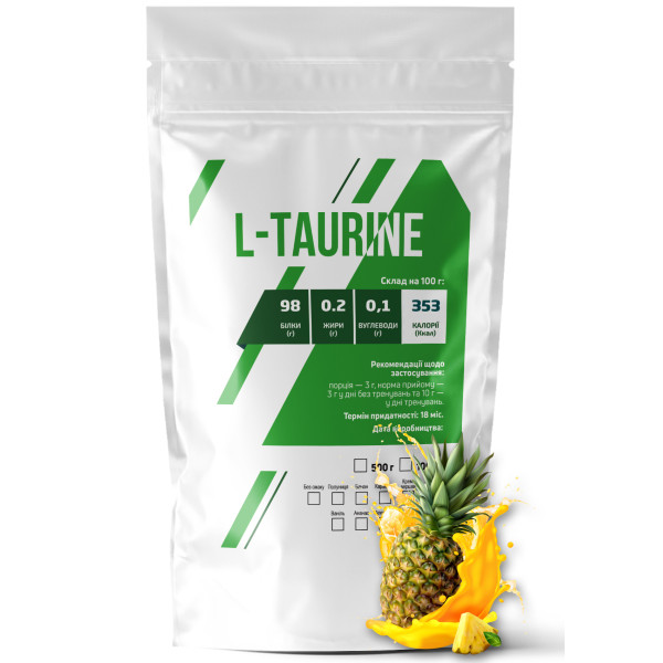 L-таурин 1 кг ананас