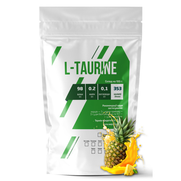 L-таурин 500 гр ананас