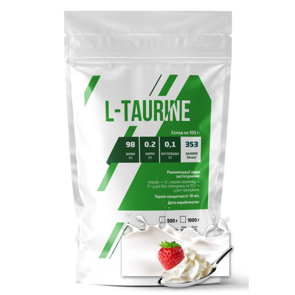 L-таурин 500 гр крем-вершки