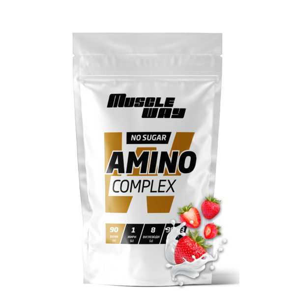 Амінокомплекс 300 г полуниця MuscleWay