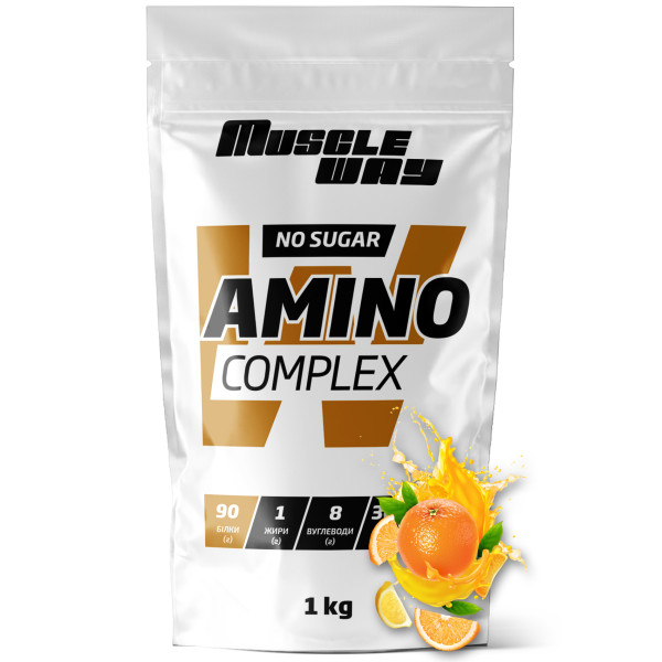 Амінокомплекс 1 кг апельсин MuscleWay