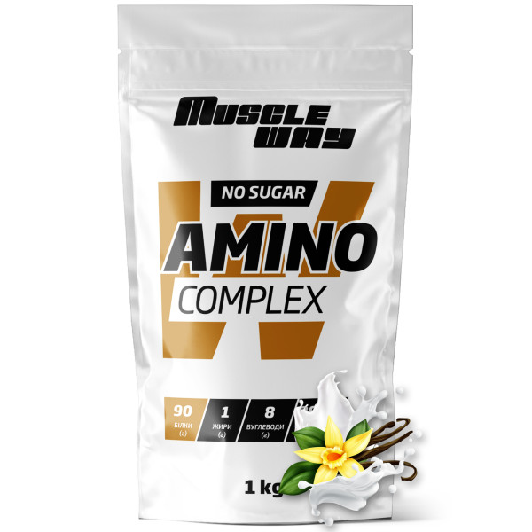 Амінокомплекс 1 кг ваніль MuscleWay