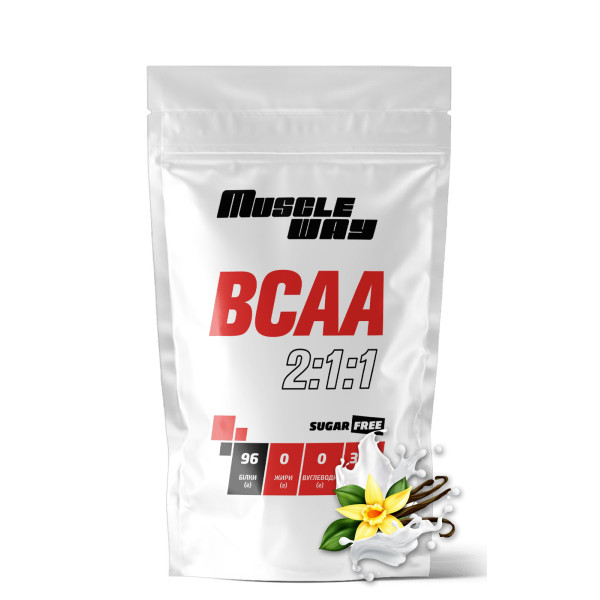 ВСАА 2:1:1 ваніль 100 г MuscleWay