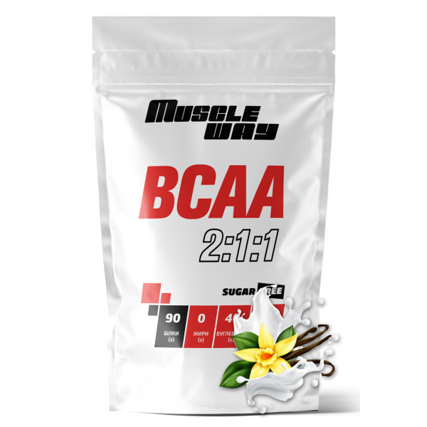 ВСАА 2:1:1 ваніль 500 г MuscleWay
