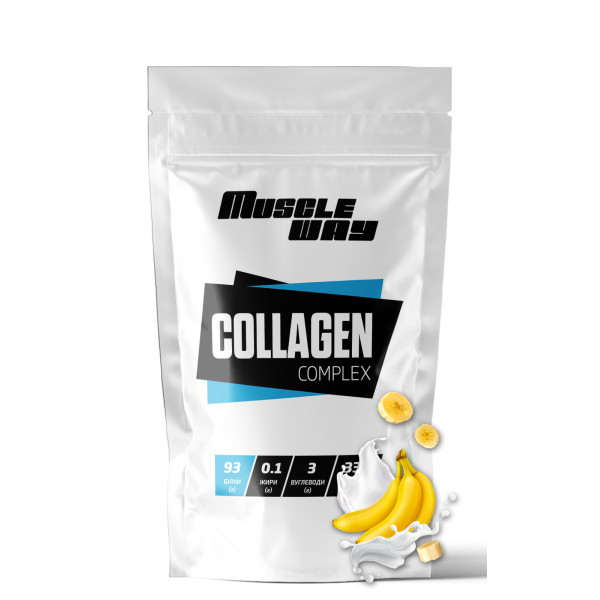 Гідролізований колаген 100 г банан MuscleWay