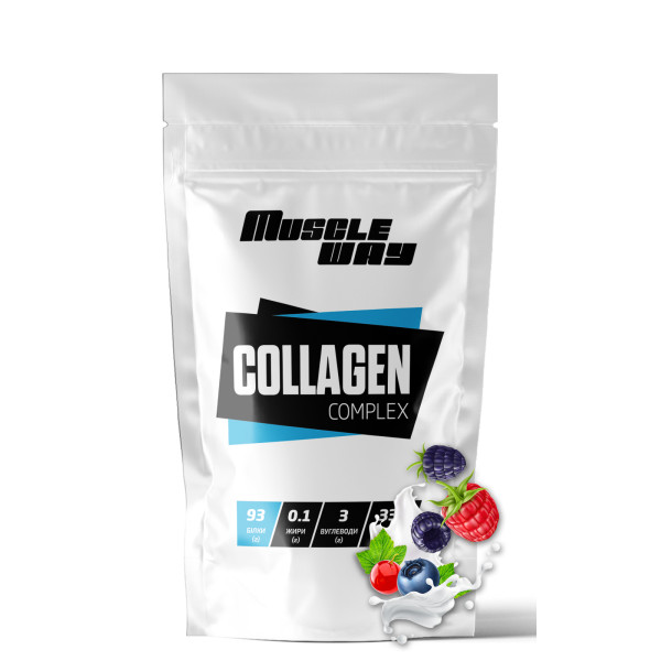 Гідролізований колаген 100 г лісова ягода MuscleWay