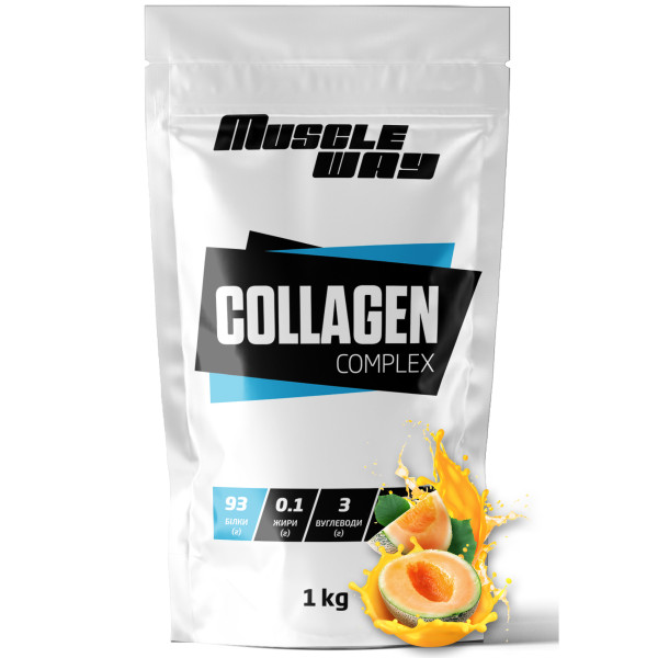 Гідролізований колаген 1 кг диня MuscleWay