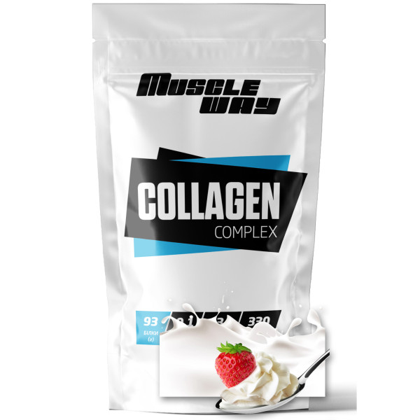 Гідролізований колаген 1 кг крем-вершки MuscleWay
