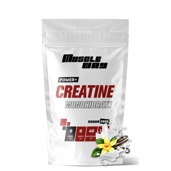Креатин моногідрат 250 г ваніль MuscleWay