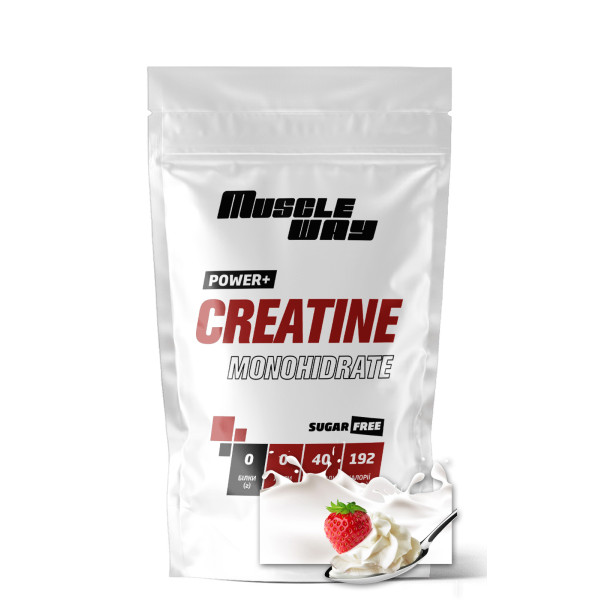 Креатин моногідрат 250 г крем-вершки MuscleWay