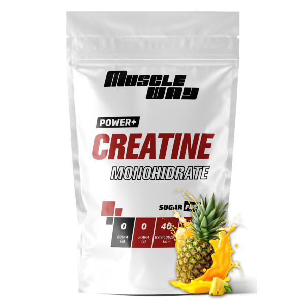 Креатин моногідрат 500 г ананас MuscleWay