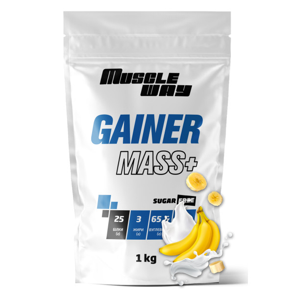 Гейнер 1 кг банан MuscleWay