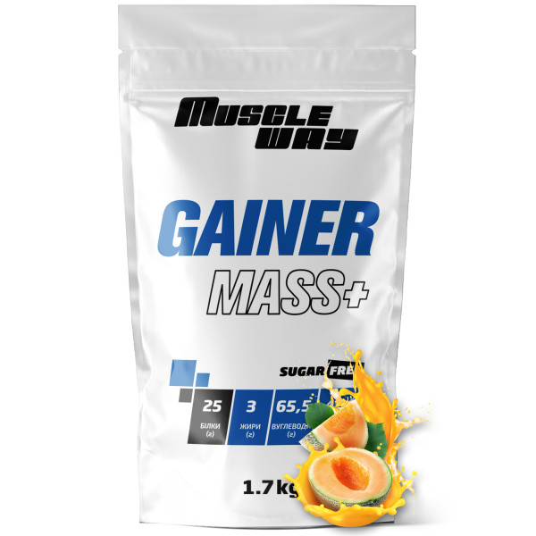 Гейнер 1,7 кг диня MuscleWay