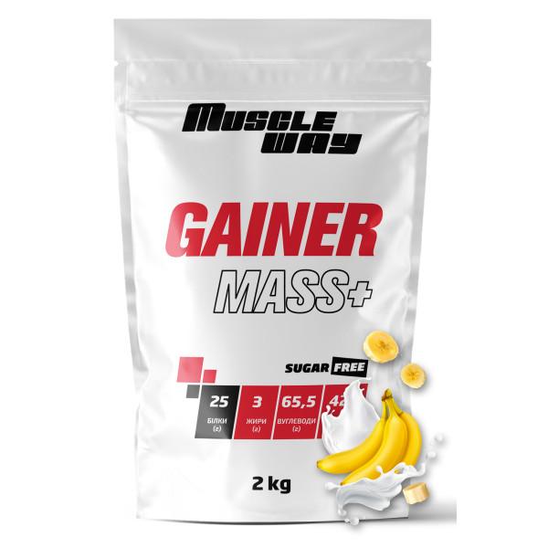 Гейнер 2 кг банан MuscleWay
