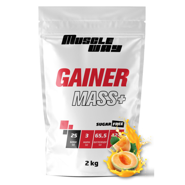 Гейнер 2 кг диня MuscleWay