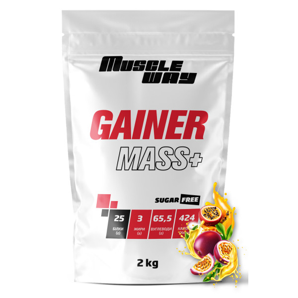 Гейнер 2 кг маракуя MuscleWay
