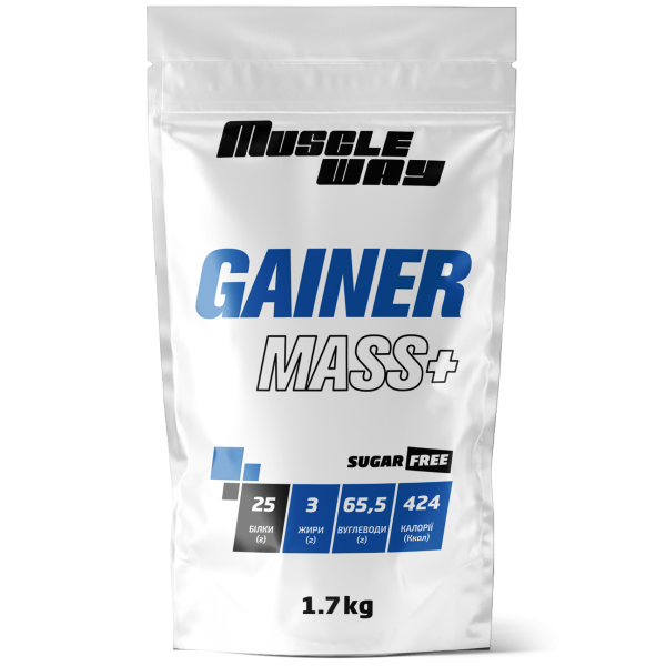 Гейнер 1,7 кг без смаку MuscleWay