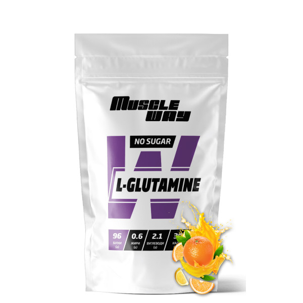 L-глютамін 100 г апельсин MuscleWay