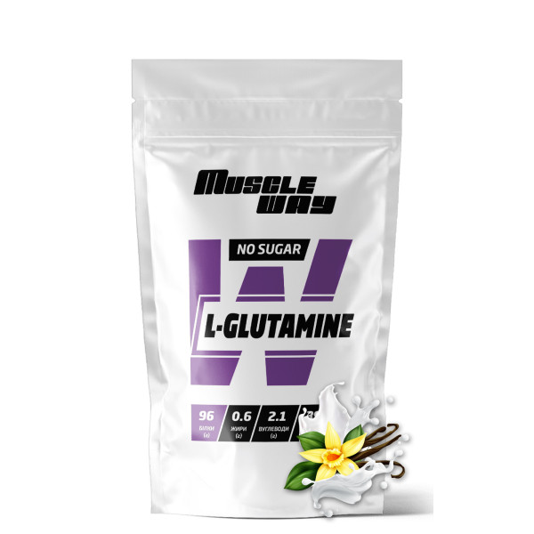 L-глютамін 100 г ваніль MuscleWay