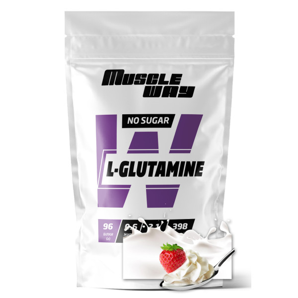 L-глютамін 500 г крем-вершки MuscleWay
