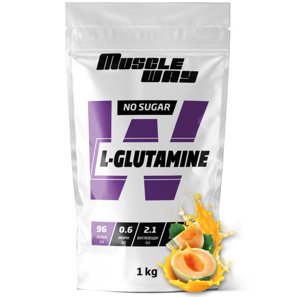 L-глютамін 1 кг диня MuscleWay
