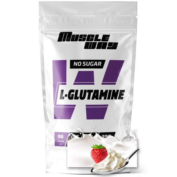 L-глютамін 1 кг крем-вершки MuscleWay