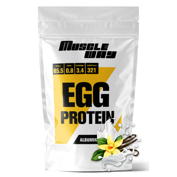 Протеїн яєчний (Альбумін) 500 гр ваніль MuscleWay