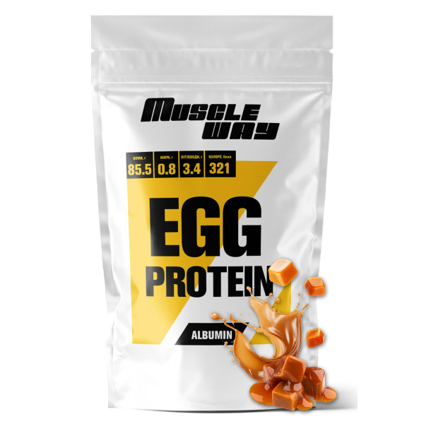 Протеїн яєчний (Альбумін) 500 гр карамель MuscleWay
