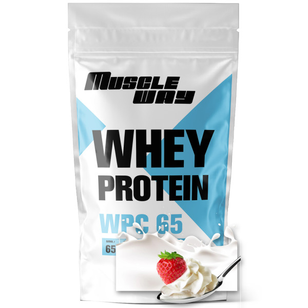 Протеїн сироватковий КСБ 65 1 кг крем-вершки MuscleWay