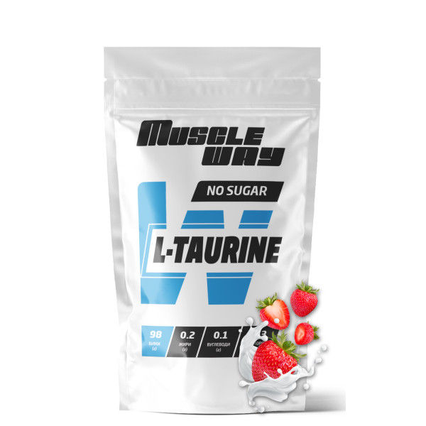 L-таурин 100 г полуниця MuscleWay
