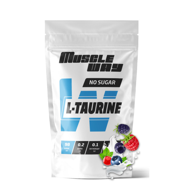 L-таурин 100 г лісова ягода MuscleWay