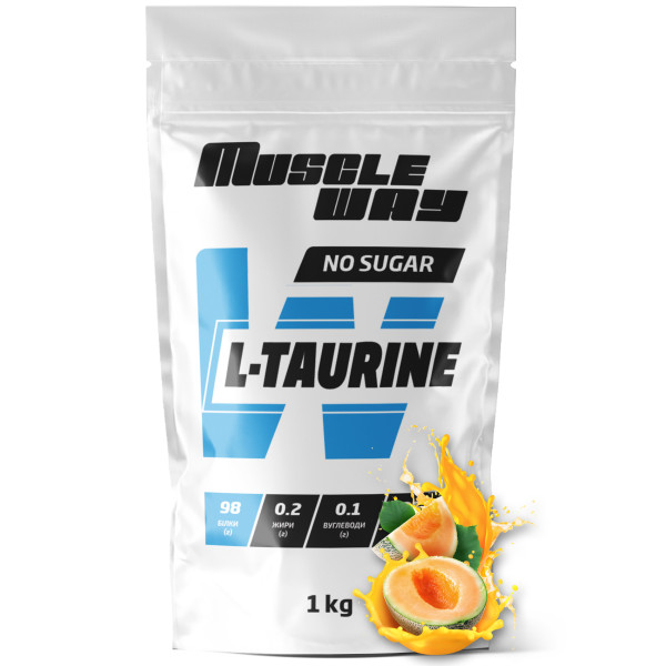 L-таурин 1 кг диня MuscleWay