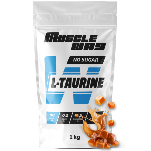 L-таурин 1 кг карамель MuscleWay